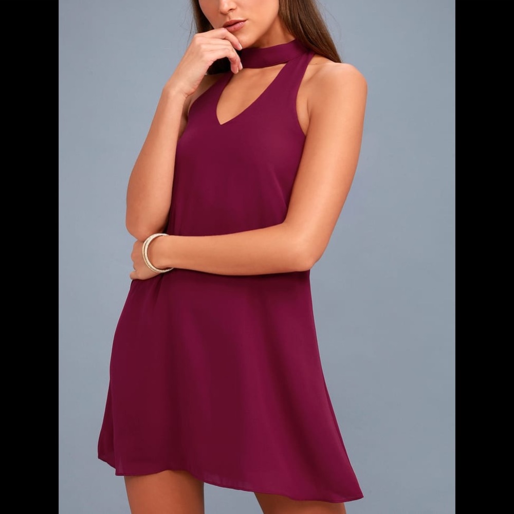 Lulus - Maroon dress
